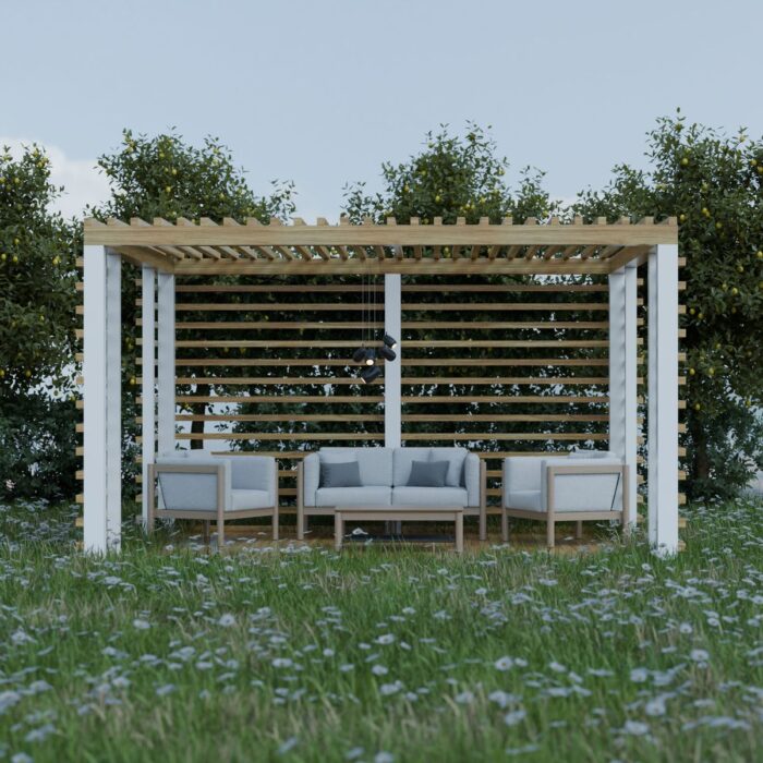 Riviera Louvred Pergola 3×4m
